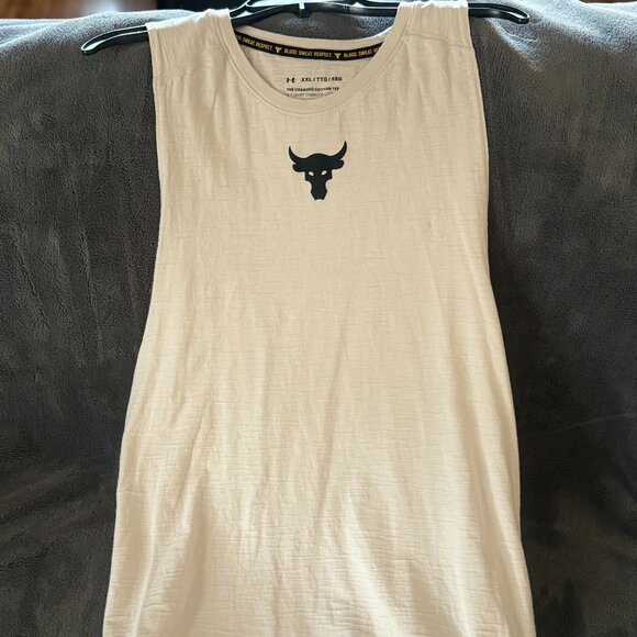 Under Armour Other - Under Armour HEATGEAR Charged Cotton Loose Tee - XXL - Cream - NWOT's